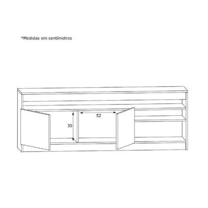 Imagem de Rack para TV até 60 Polegadas 2 Portas