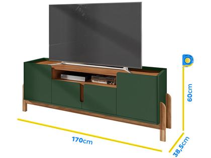 Imagem de Rack para TV Até 60 Polegadas 4 Portas Lizz Casa D