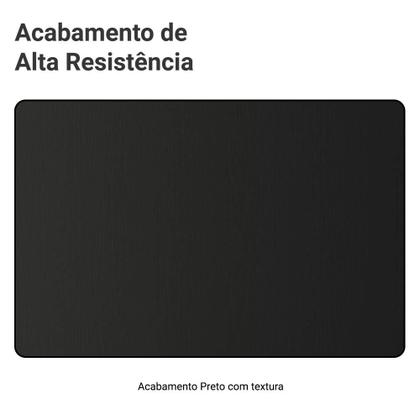Imagem de Rack para TV até 65 Polegadas com Pés Preto Turim Madesa