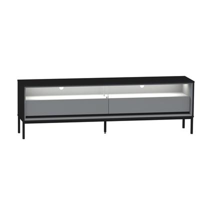 Imagem de Rack para TV até 65 Polegadas MDF 180cm Ind Fusion 2 Gavetas com Iluminação em Lead