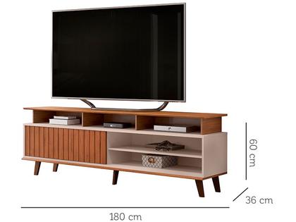 Imagem de Rack para TV até 70" 1 Porta DJ Móveis Flow