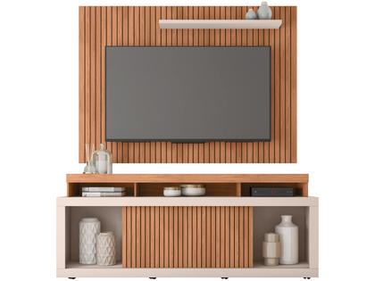 Rack para TV até 70" com Painel 2 Portas Caemmun Aegon Imagem de Rack para TV até 70" com Painel 2 Portas Caemmun Aegon