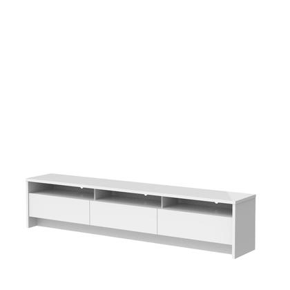 Imagem de Rack para TV Até 75" 3 Portas Aspen 219 cm - Branco Fosco