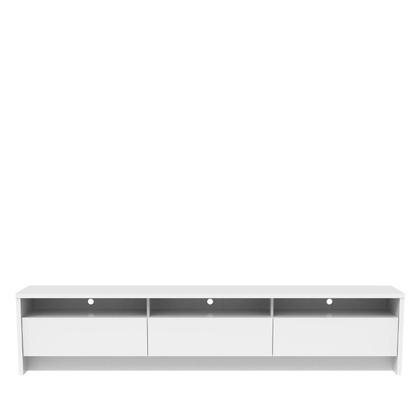 Imagem de Rack para TV Até 75" 3 Portas Aspen 219 cm - Branco Fosco