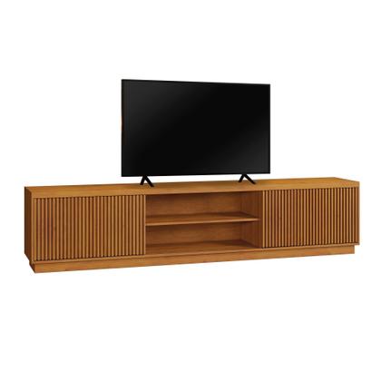 Imagem de Rack para TV até 75 Polegadas 100% MDF Ripado 2 Portas Logan