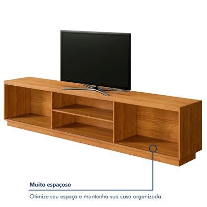 Imagem de Rack para TV até 75 Polegadas 100% MDF Ripado 2 Portas Logan