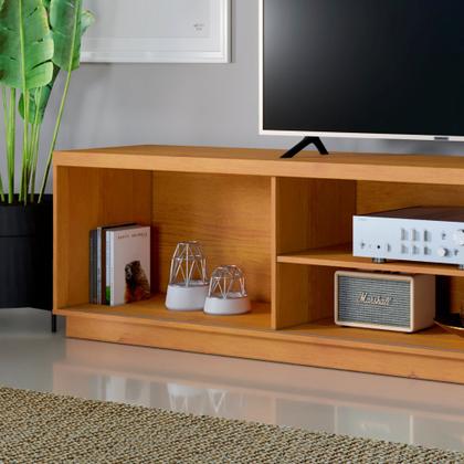 Imagem de Rack para TV até 75 Polegadas 100% MDF Ripado 2 Portas Logan