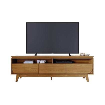 Imagem de Rack para TV até 75 Polegadas 200cm Tvs Selene Marrom