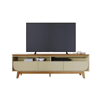 Imagem de Rack para TV até 75 Polegadas 200cm Tvs Selene Marrom