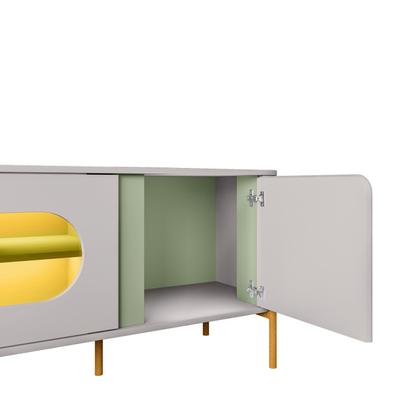 Imagem de Rack para TV até 75 Polegadas com Led Bordas Arredondadas Juquehy