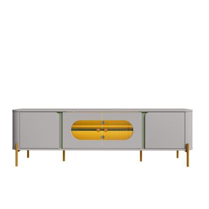 Imagem de Rack para TV até 75 Polegadas com Led Bordas Arredondadas Juquehy