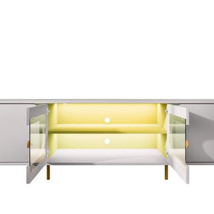 Imagem de Rack para TV até 75 Polegadas com Led Bordas Arredondadas Juquehy