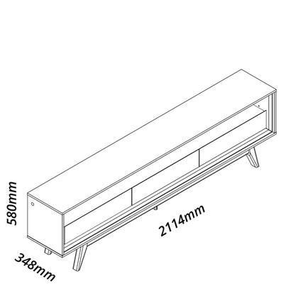 Imagem de Rack para TV até 75 Polegadas com LED com Pés Requinte 212cm