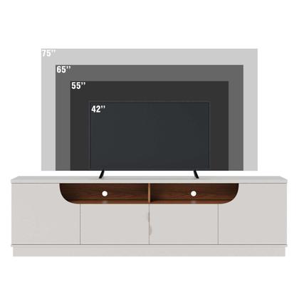 Imagem de Rack para TV até 75 Polegadas Santorini 200cm