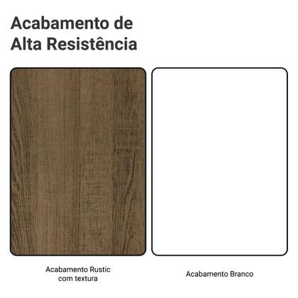Imagem de Rack para TV até 80 Polegadas 218 cm 2 Portas R Glamy Madesa