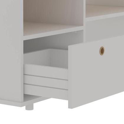 Imagem de Rack para Tv Genialflex Branco Encaixe Sem Ferramentas