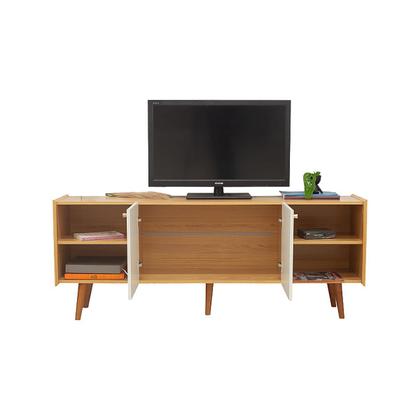 Imagem de Rack para Tv Genialflex Vértice Cinamomo Branco Laca