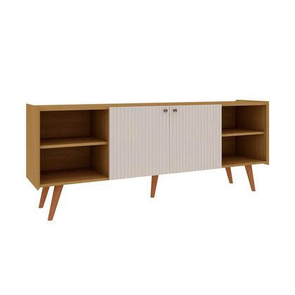 Imagem de Rack para Tv Genialflex Vértice Cinamomo Branco Laca