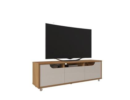 Imagem de Rack Para TV Jersey 1.60m 1 Gaveta Cedro/Off White   - Casa D