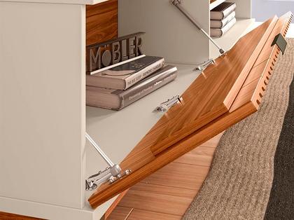 Imagem de Rack para Tvs 2,10 Cinamomo/Mel Genesis Mobler