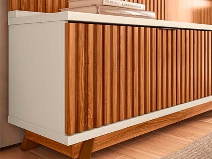 Imagem de Rack para Tvs 2,10 Cinamomo/Mel Genesis Mobler