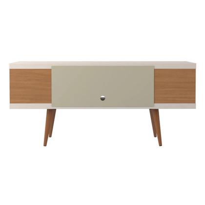 Imagem de Rack para TVs até 55 Utopia 135 cm Retrô 2 Nichos Sala Estar