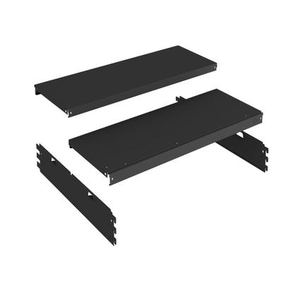 Imagem de Rack Parede 202 Fit 60 Continuação Preto 90x60 Pe Cinza