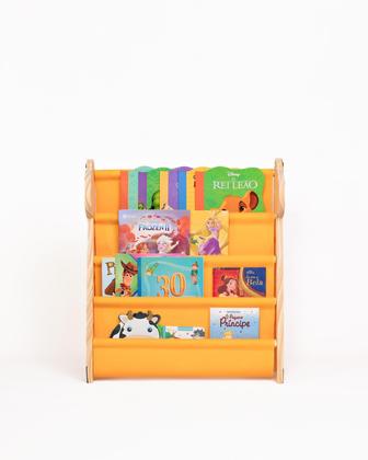Imagem de Rack Porta Livros Infantil, Standbook Montessoriano Safari