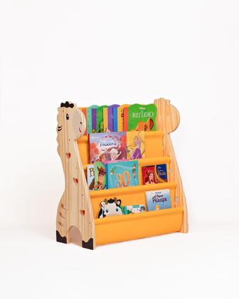 Imagem de Rack Porta Livros Infantil, Standbook Montessoriano Safari