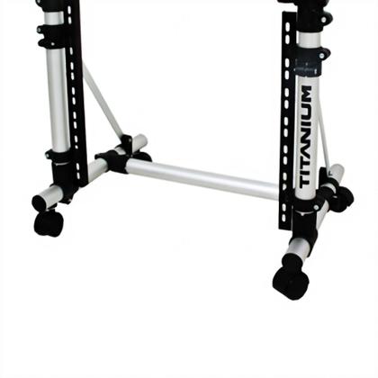 Imagem de Rack Profissional Titanium Periférico RL60 Com Inclinação e Rodinhas Ideal Para Mesa de Som