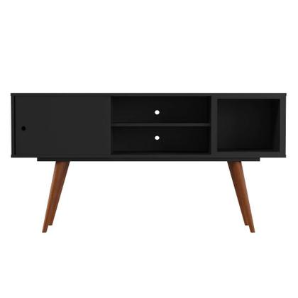 Imagem de Rack Retrô Gisborne Preto 140 cm