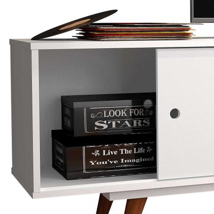 Rack Retrô Goslar Branco 162 cm - Mobly Imagem de Rack Retrô Goslar Branco 162 cm
