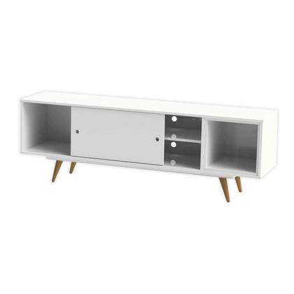 Rack Retrô Goslar Branco 162 cm - Mobly Imagem de Rack Retrô Goslar Branco 162 cm