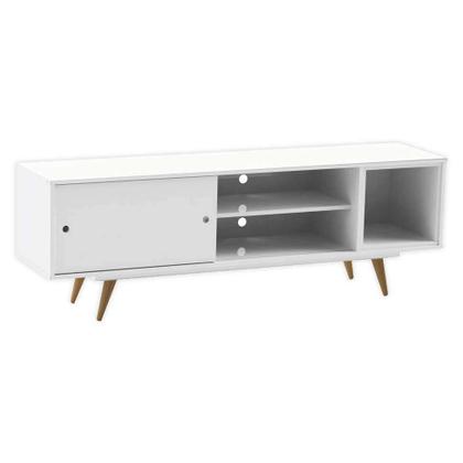 Rack Retrô Goslar Branco 162 cm - Mobly Imagem de Rack Retrô Goslar Branco 162 cm