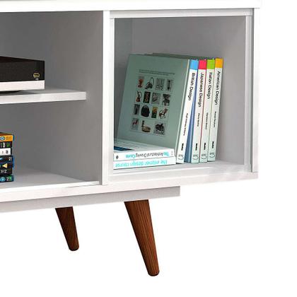 Rack Retrô Goslar Branco 162 cm - Mobly Imagem de Rack Retrô Goslar Branco 162 cm