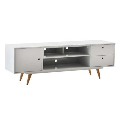 Rack Retrô Kiel Branco 160 cm - Mobly Imagem de Rack Retrô Kiel Branco 160 cm