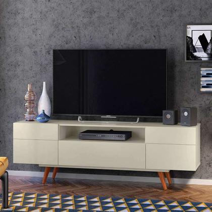 Rack Retrô Lupi Off White 162 cm - Mobly Imagem de Rack Retrô Lupi Off White 162 cm