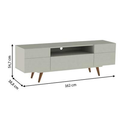 Rack Retrô Lupi Off White 162 cm - Mobly Imagem de Rack Retrô Lupi Off White 162 cm