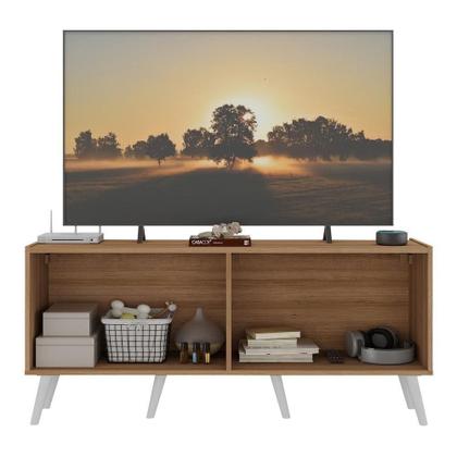 Imagem de Rack Retrô Para Até 50 Polegadas Com Mp1071 Rustic branco