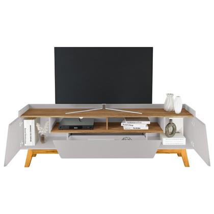 Imagem de Rack Sala Florença para TV até 70 Polegadas com Pés Madeira