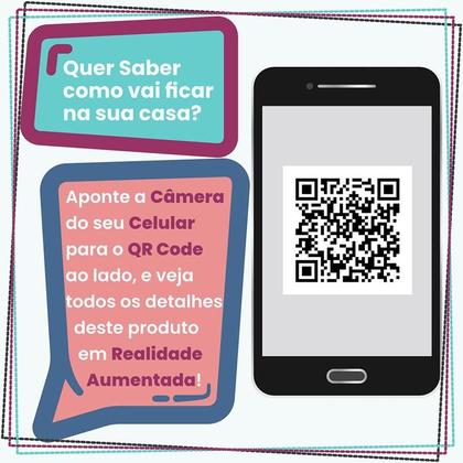 Imagem de Rack Sala Rubi 1.2 para TV até 50 2 Portas Pé Madeira Macica