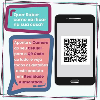 Imagem de Rack Sala Rubi 1.2 para TV até 50 2 Portas Pé Madeira Macica