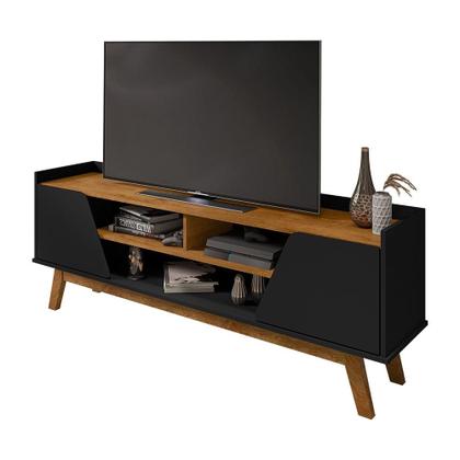 Imagem de Rack Sala Turim para TV até 65 Polegadas com Pés Madeira