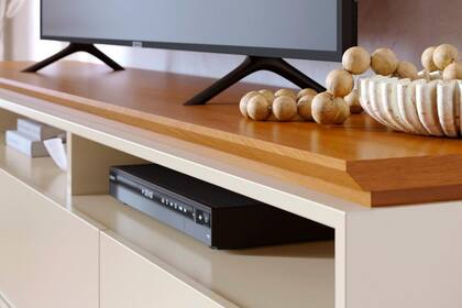 Imagem de Rack Selene para TV de até 75 polegadas - Cinamomo Off White - Madetec