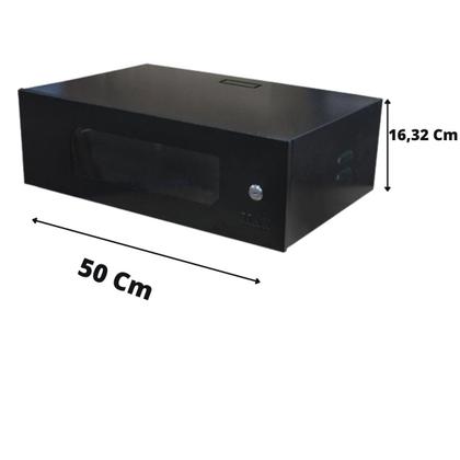 Imagem de Rack Servidor Mini Organizador Cftv Dvr Parede 3u Preto