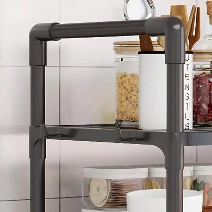 Imagem de Rack suporte microondas organizador cozinha lavanderia