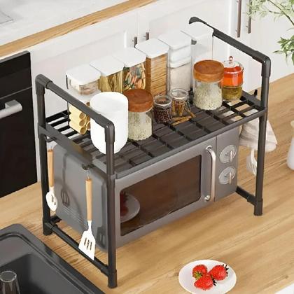 Imagem de Rack suporte microondas organizador cozinha lavanderia