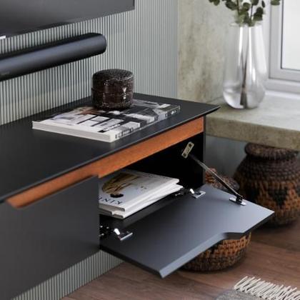 Imagem de Rack Suspenso Flow Sala Estante De Parede MDF/MDP Para TV E Decoração Quarto - JM3 Móveis