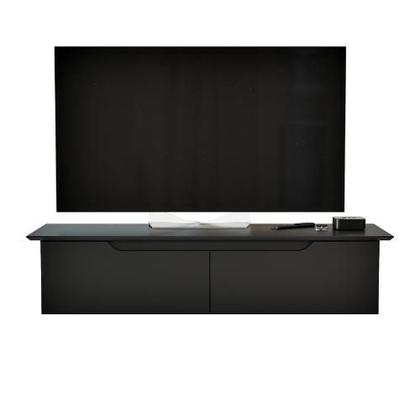 Imagem de Rack Suspenso Flow Sala Estante De Parede MDF/MDP Para TV E Decoração Quarto - JM3 Móveis