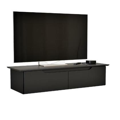 Imagem de Rack Suspenso Flow Sala Estante De Parede MDF MDP Para TV E Decoração Quarto JM3 Móveis